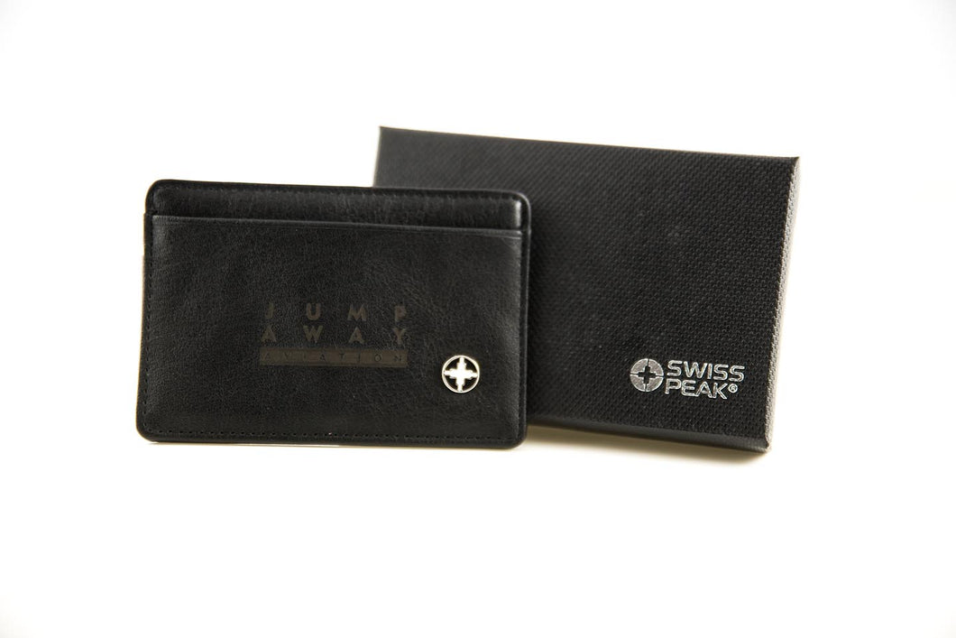 Leder-Kreditkartenetui mit RFID-Schutz