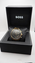 Lade das Bild in den Galerie-Viewer, Hugo Boss Champion Chronograph 1513848 Herrenuhr Edelstahl Gold Neu OVP
